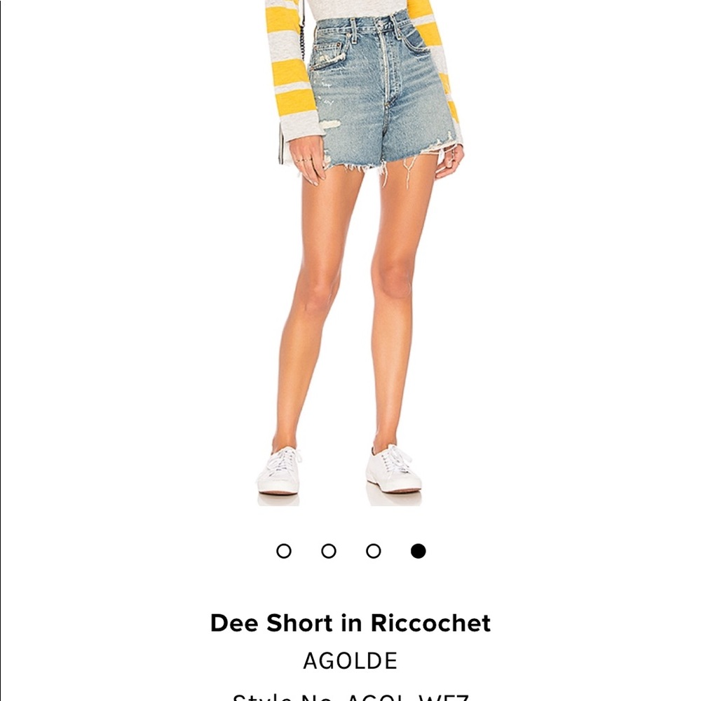Agolde Dee Short in Ricochet NWT